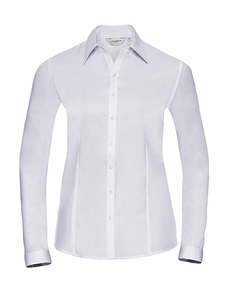 Ladies' LS Herringbone Shirt