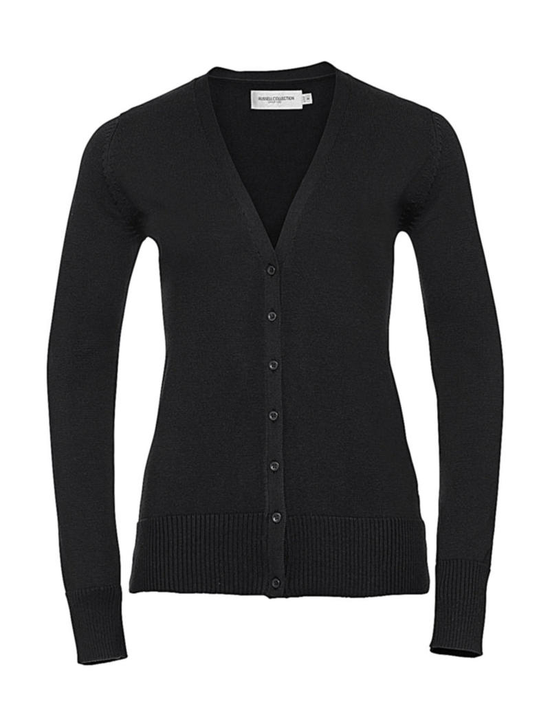 Ladies' V-Neck Knitted Cardigan