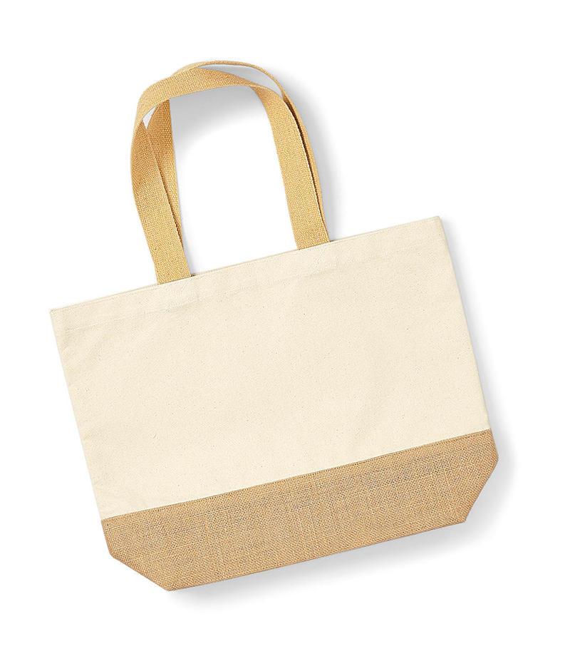 Jute Base Canvas Tote