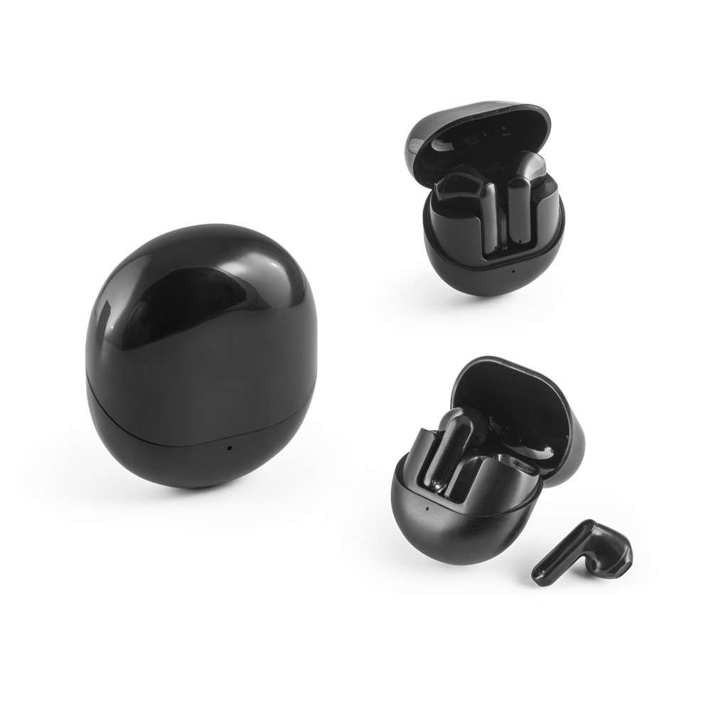 BURTON. Wireless earphones in 100% rABS with 12 hours of battery life