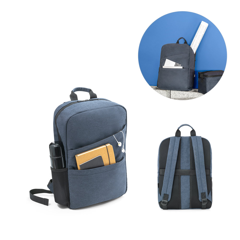 REPURPOSE BACKPACK. 15'6'' laptop backpack in rPET 600D