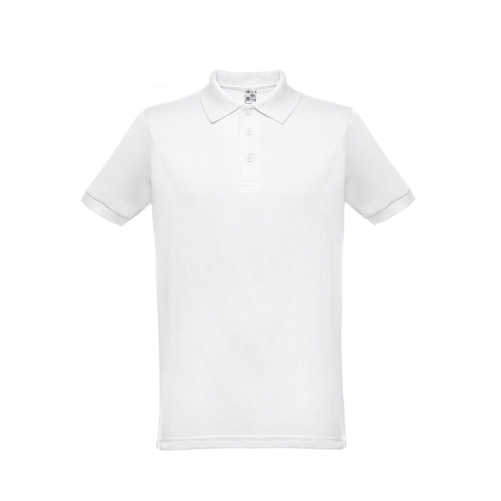 THC BERLIN WH. Men's short-sleeved polo shirt. White