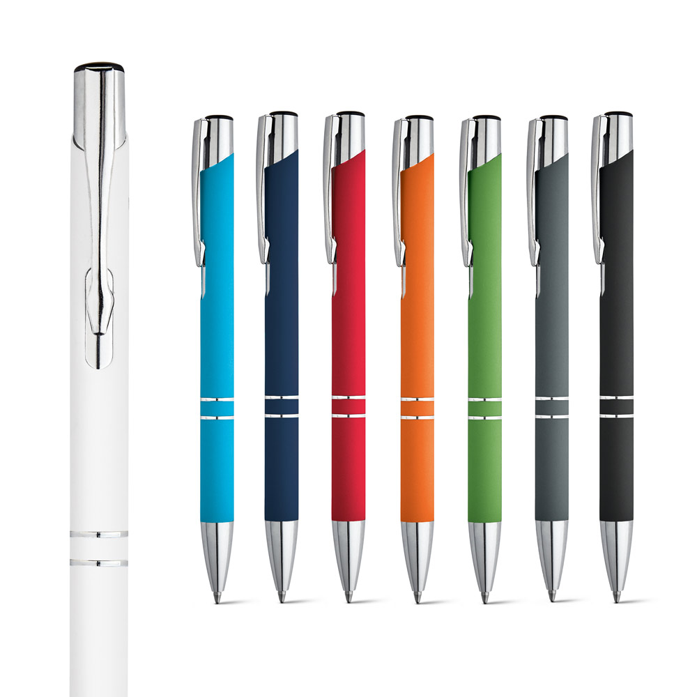 BETA SOFT. Soft touch aluminium ball pen