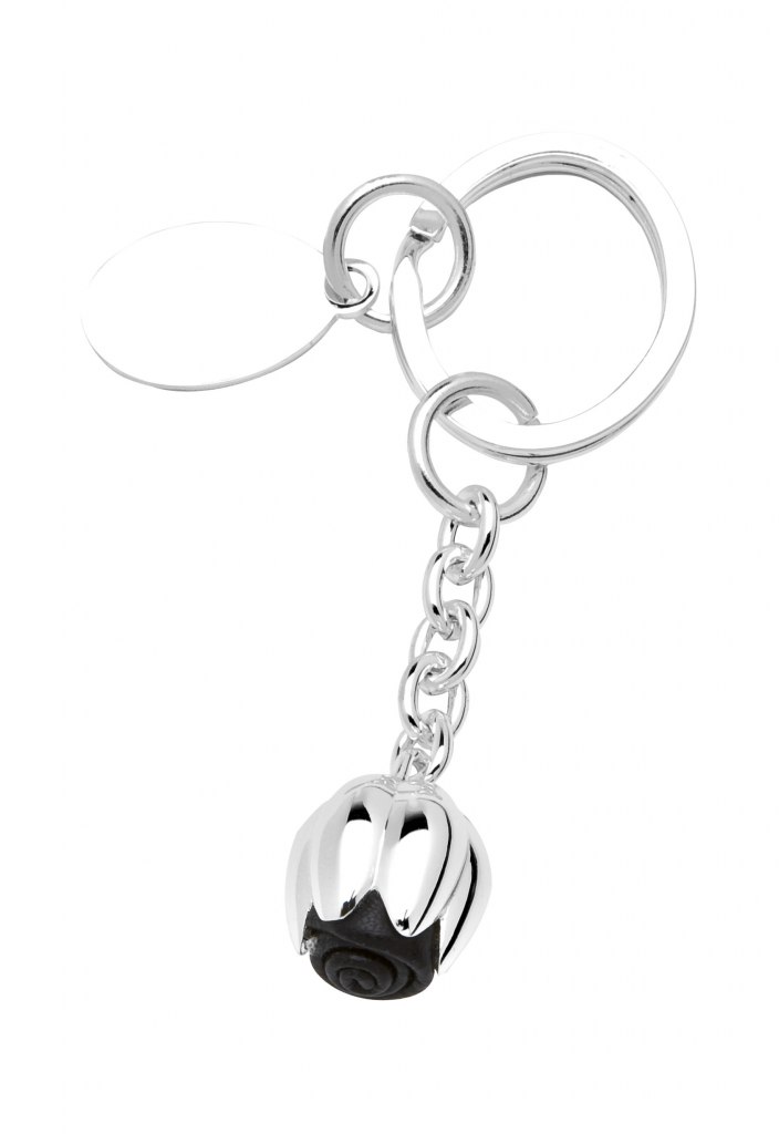 KEYRING  - BLACK TULIP