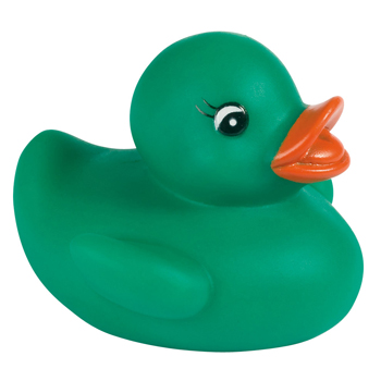 Squeaky duck, colour changing