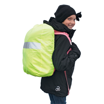 Reflective rain protection for backpacks