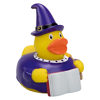 Squeaky duck, magician