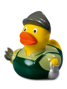 Squeaky duck, farmer