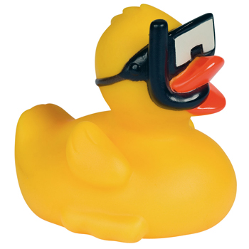 Squeaky duck, snorkel