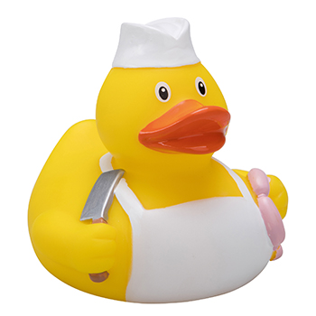 Squeaky duck, butcher