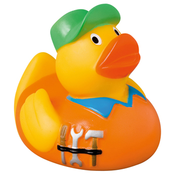 Squeaky duck, handcrafter