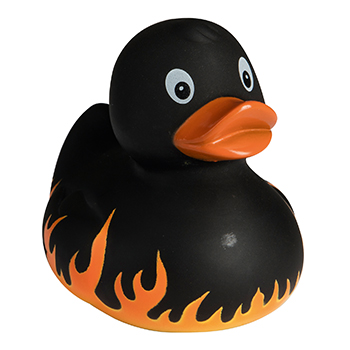 Squeaky duck flames