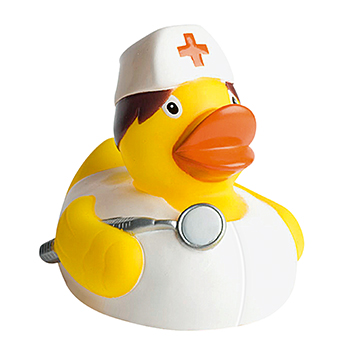 Squeaky duck, nurse