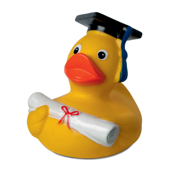 Squeaky duck, graduate