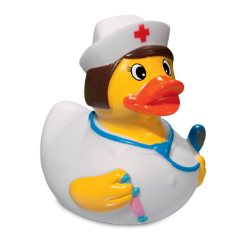 Squeaky duck, nurse