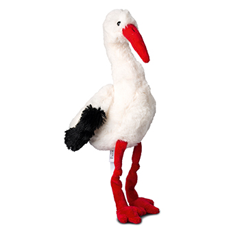 Plush stork Marius