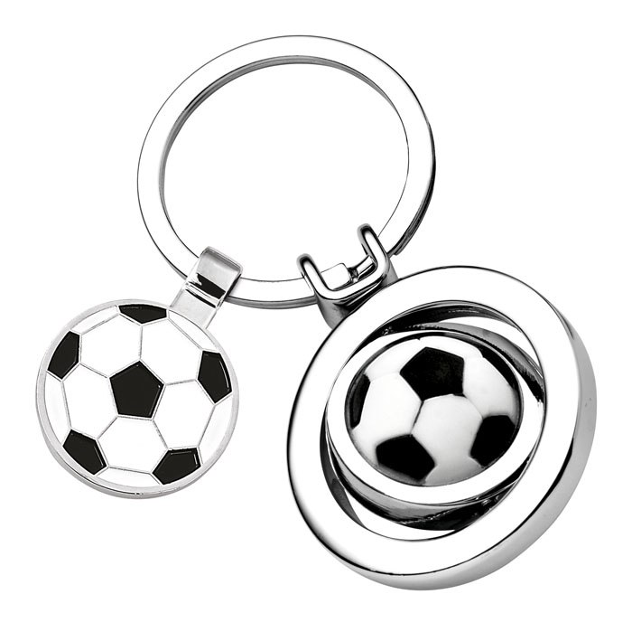 KEYCHAIN FOOTBALL- WITH COIN