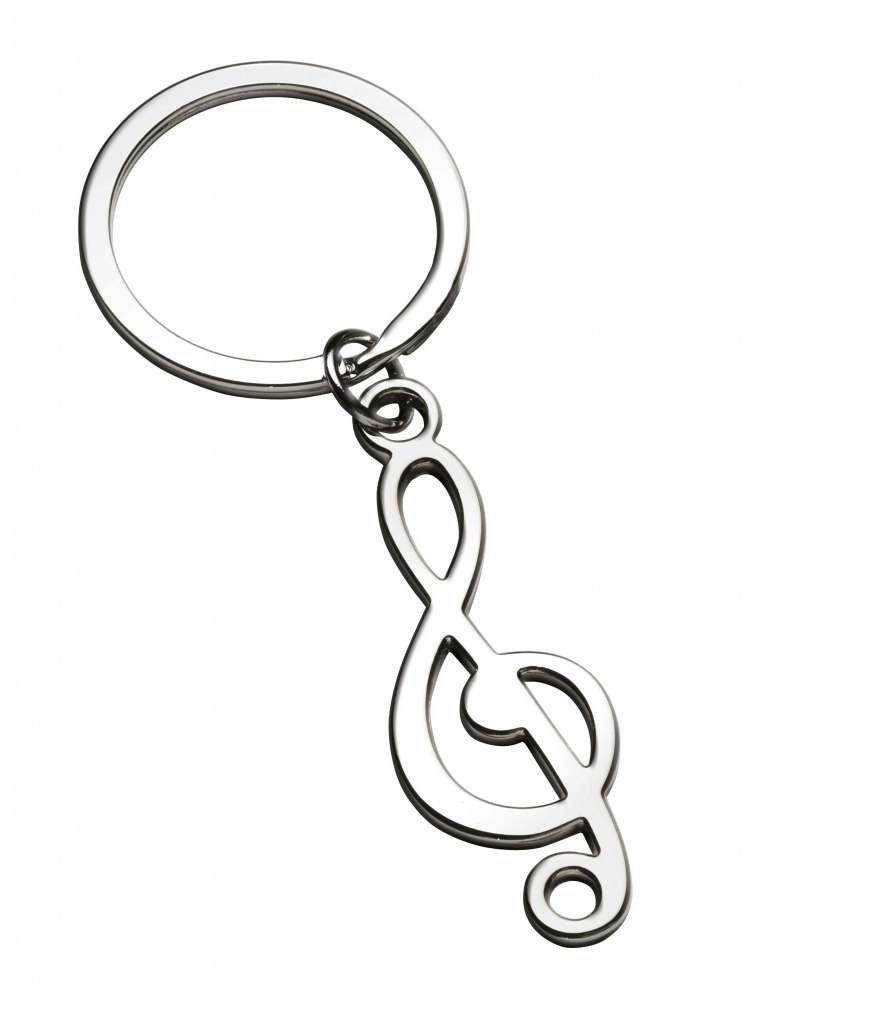 KEY RING TREBLE CLEF