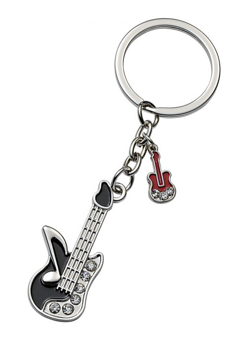 KEYCHAIN ELECTRIC GUITAR - SHINY