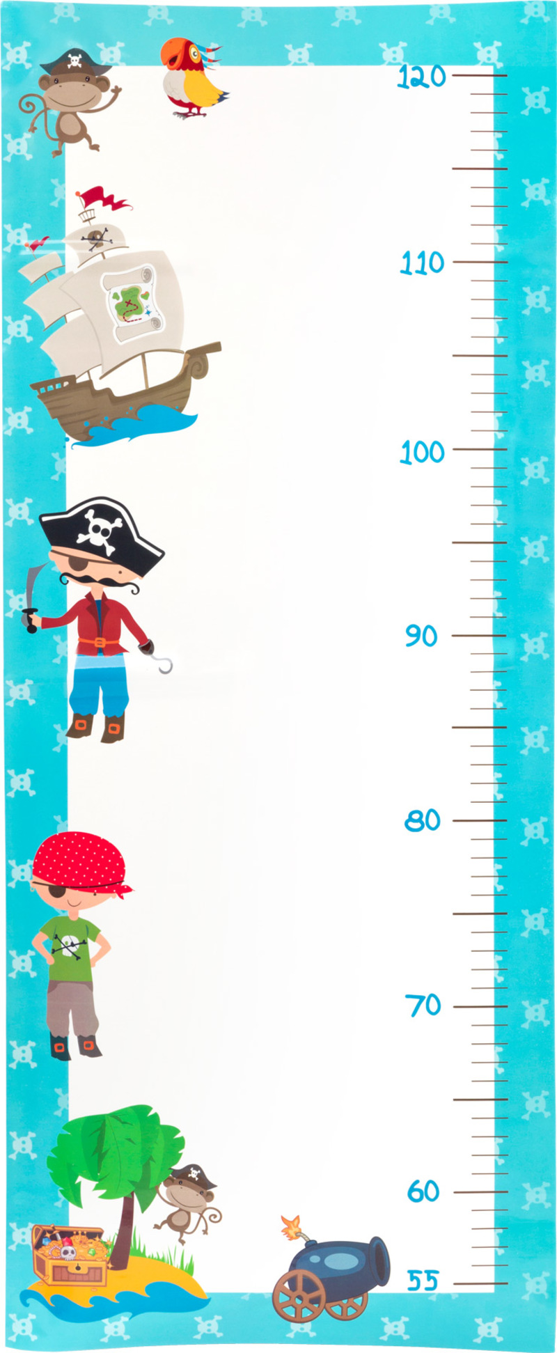 Pirate Height Measuring Board Drawing Sheet