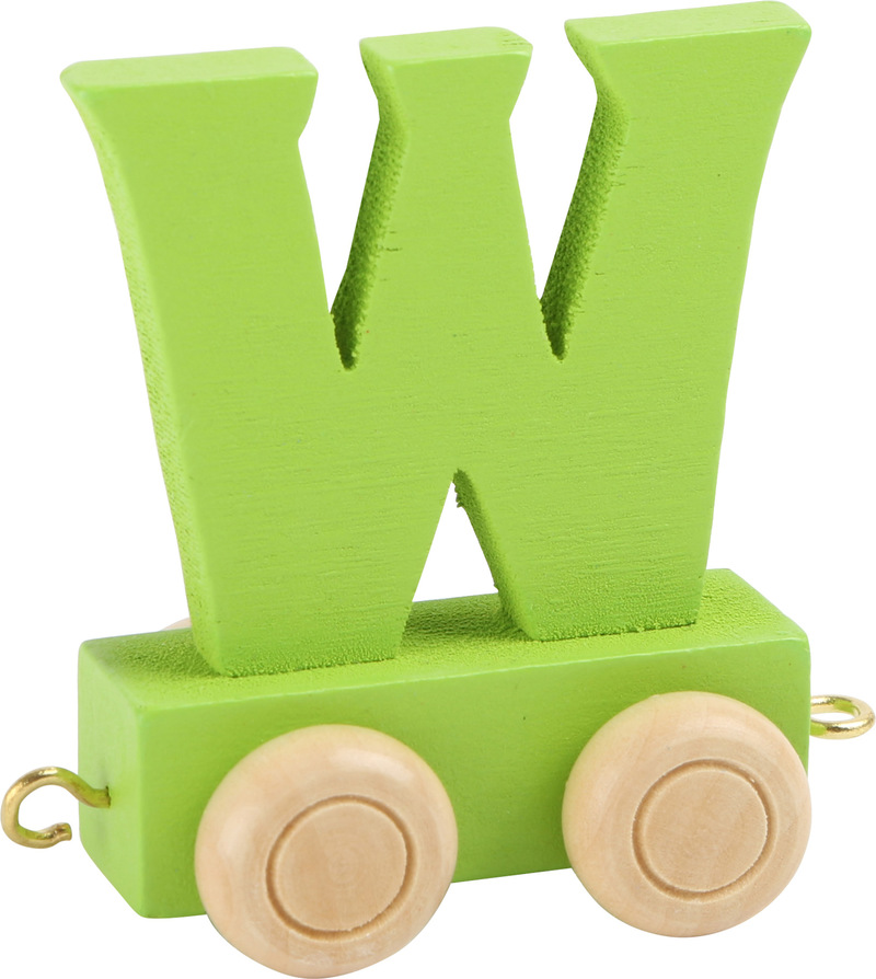 Coloured Letter Train W