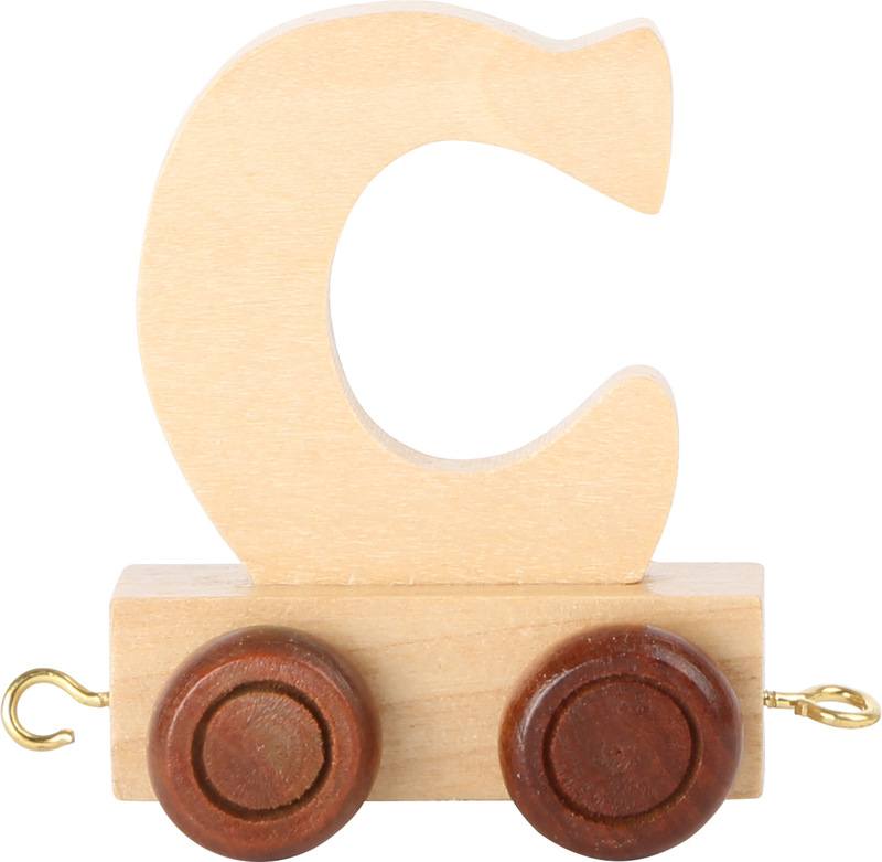 Wooden Letter Train C           