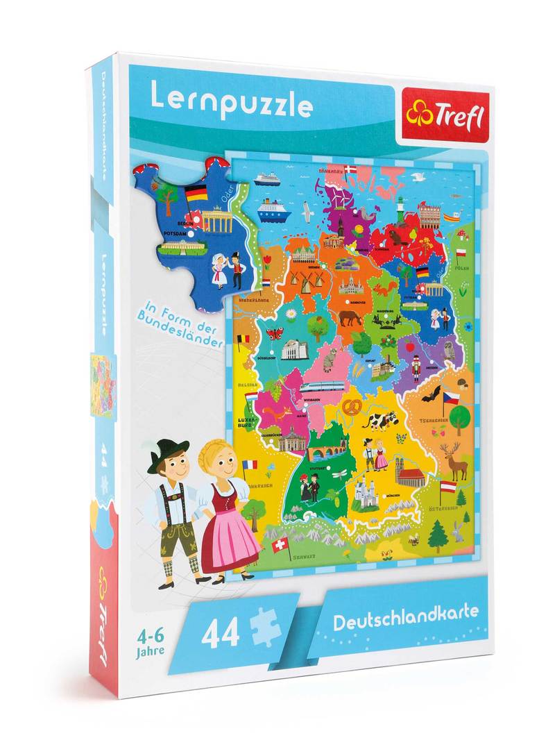 Lernpuzzle Deutschlandkarte