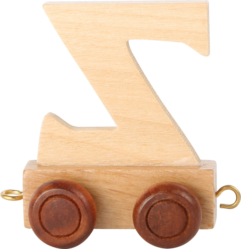 Wooden Letter Train Z      