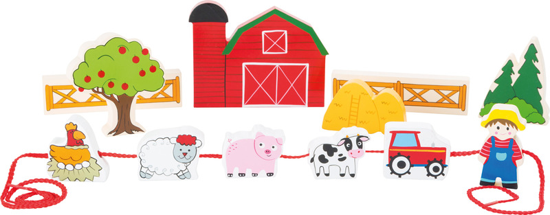 Farm Threading Play Set