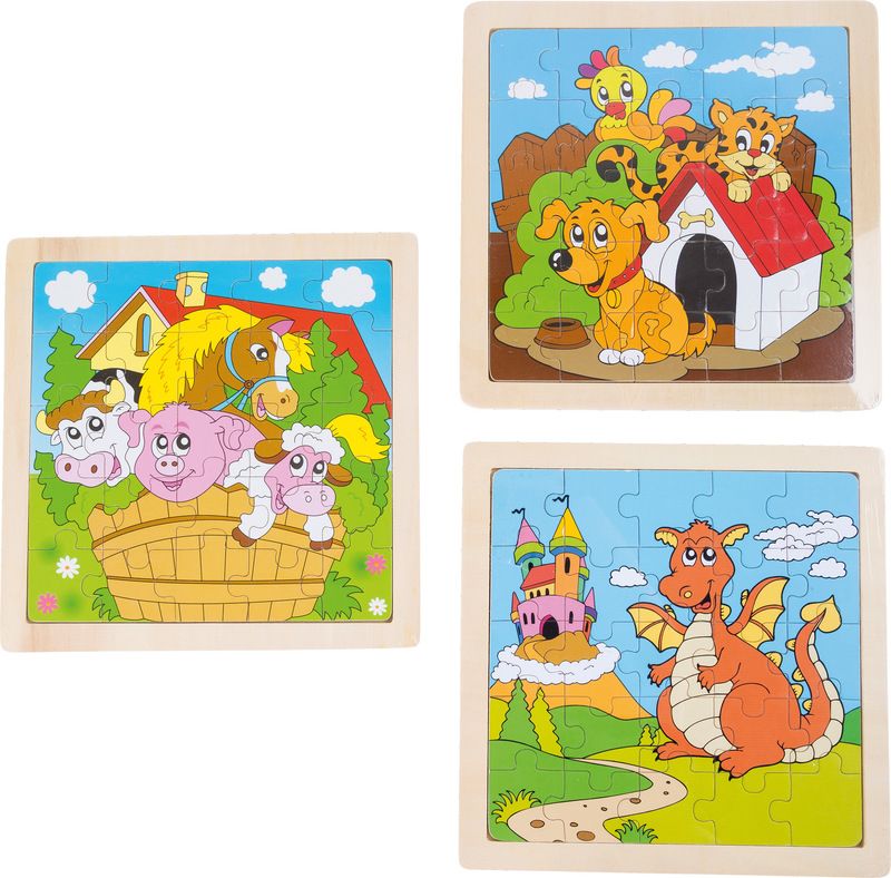 Framed Puzzle Animal Set no. 2