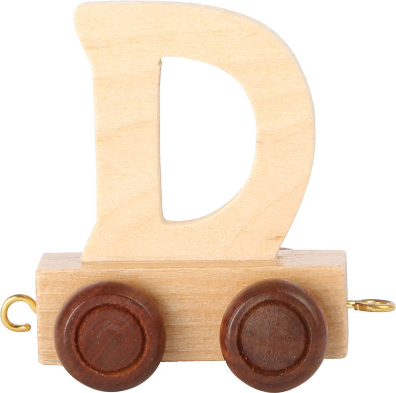 Wooden Letter Train D           