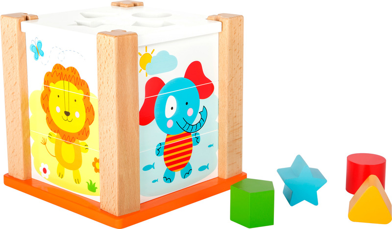 Zoo Animals Shape Fitting Cube  