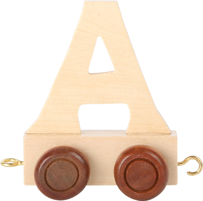 Wooden Letter Train A       