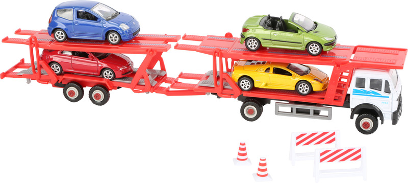 Car Transporter with Model Cars