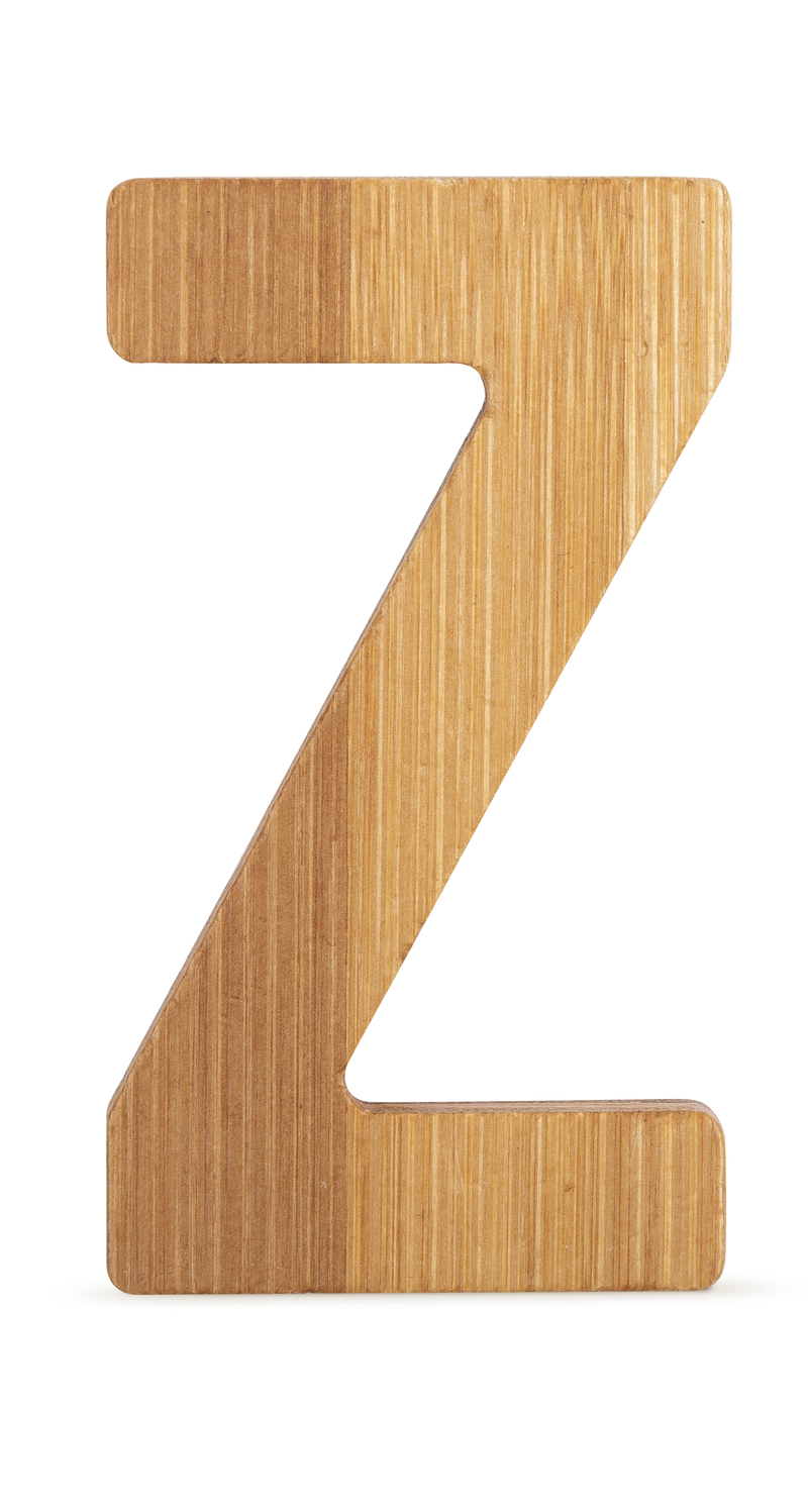 ABC Bamboo Letters Z