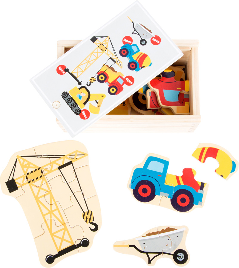 Construction World Puzzle Box  