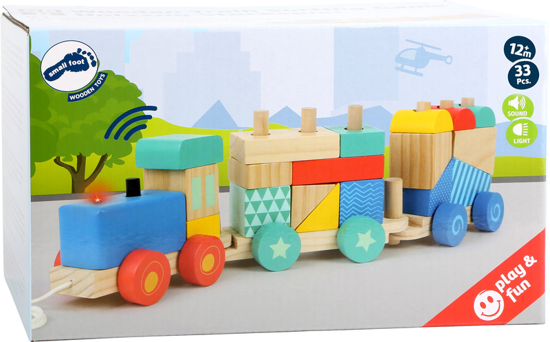 Wooden Train Sorting Game