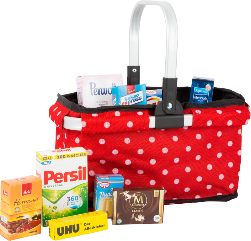 Shopping Basket with Branded Products