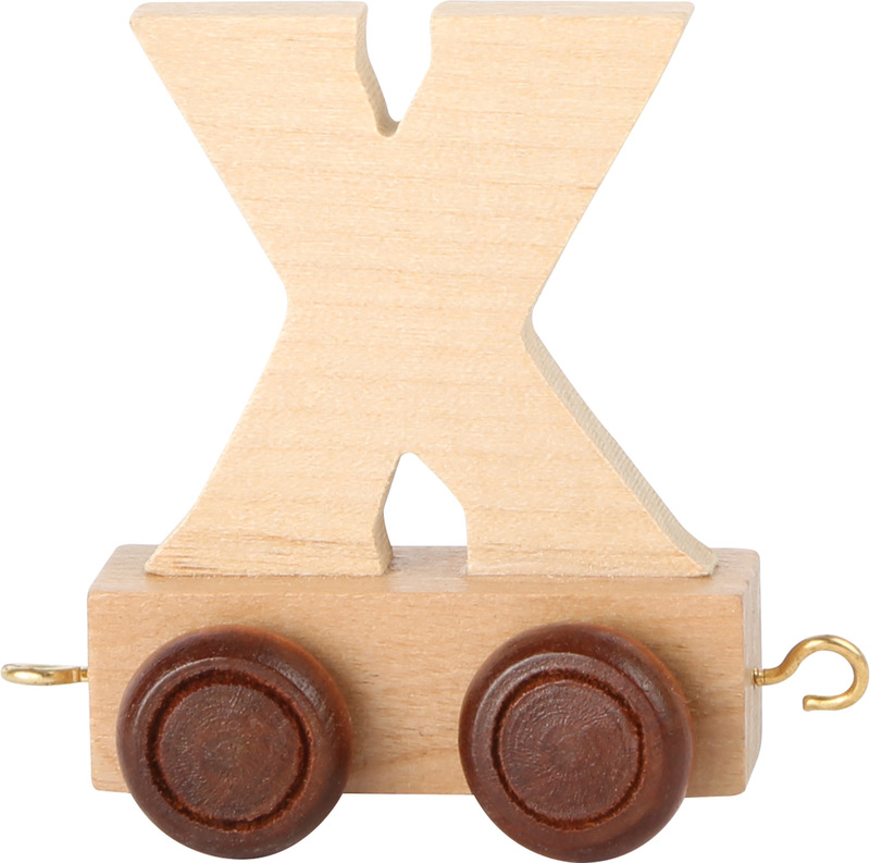 Wooden Letter Train X        