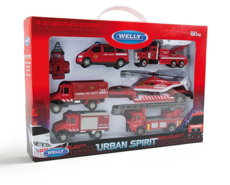 Fire Brigade Vehicles Play Set 