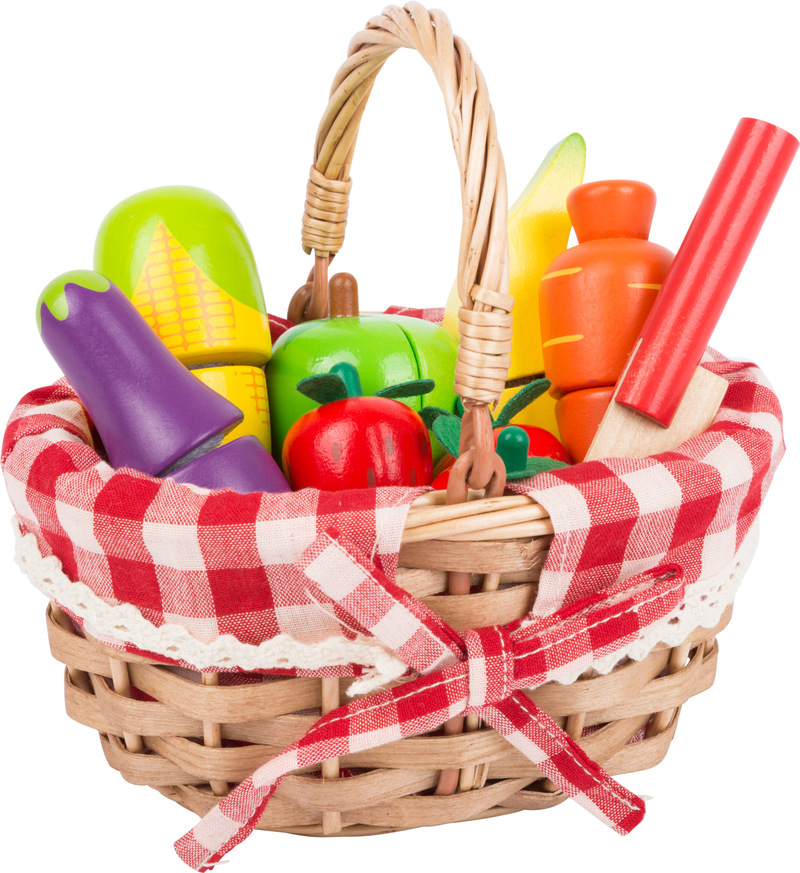 Shopping Basket with Cuttable Fruits