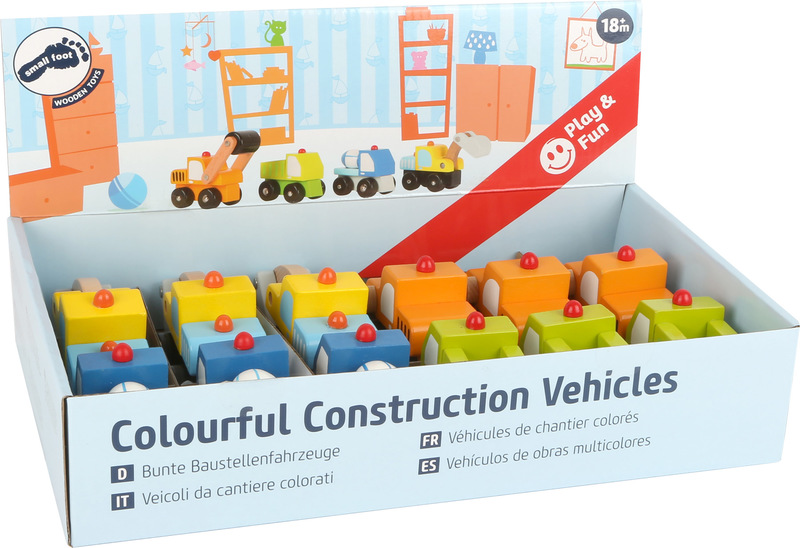 Colourful Construction Vehicles Display  