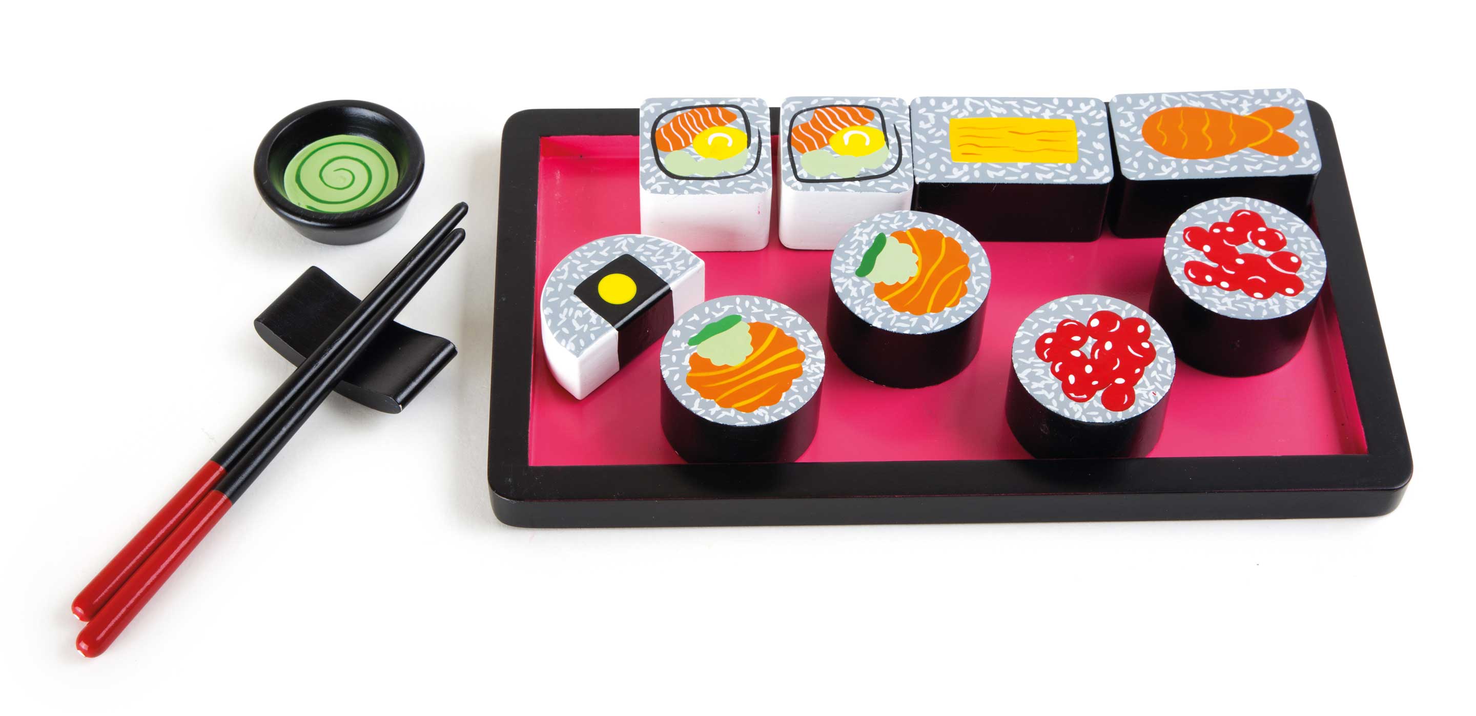 Sushi-Set aus Holz