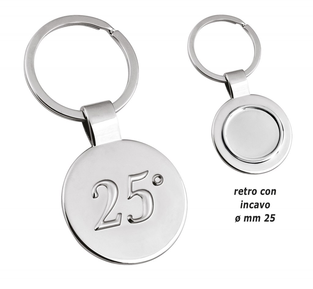 KEYCHAIN - DECORATION 25° /HOLLOW