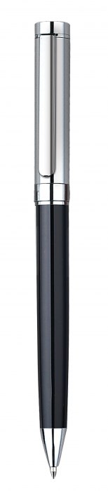 PEN METAL CHROMED/BLACK SHINY