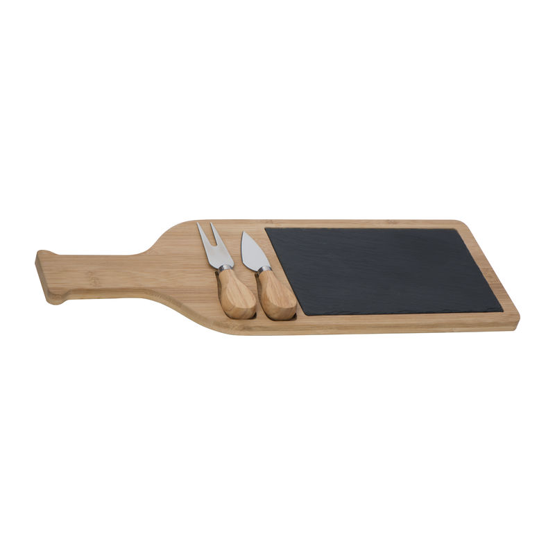 Cheese cutting board set with slate plate Calais