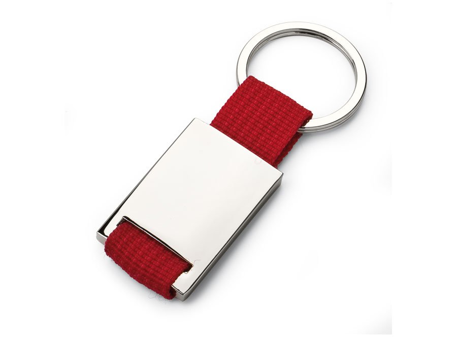 KEYCHAIN - NYLON RED