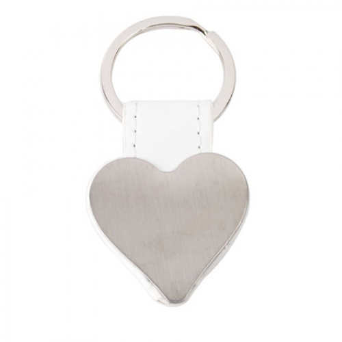 HEART SHAPED METAL KEY-RING