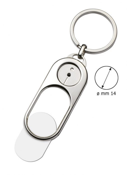 KEYCHAIN WITH CAVITY 14mm