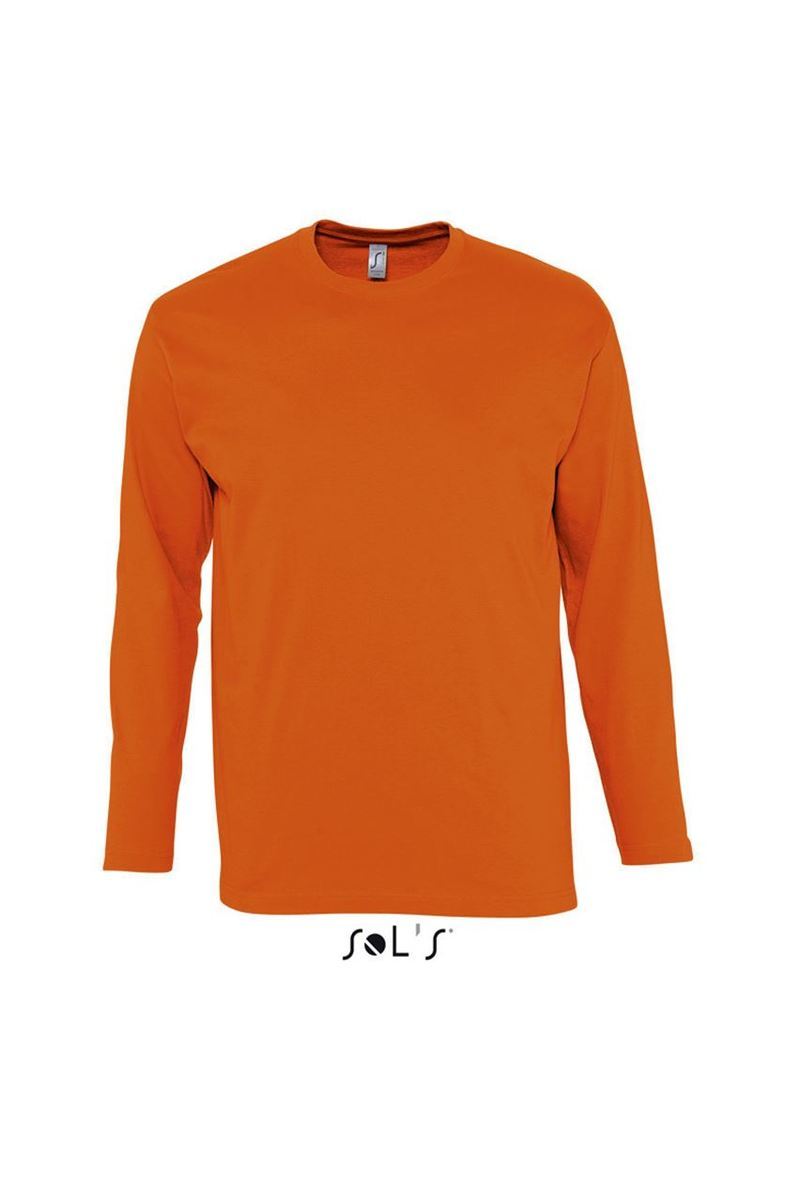 SOL'S MONARCH - MEN'S ROUND COLLAR LONG SLEEVE T-SHIRT